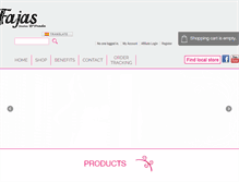 Tablet Screenshot of misfajas.com